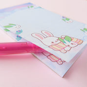 Snow Bunny 4"x6" Notepad