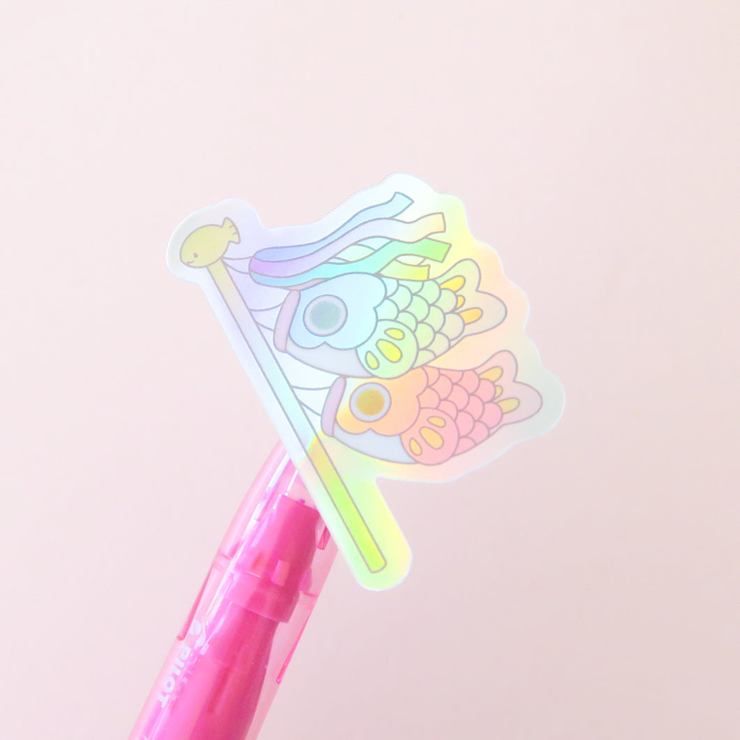Koinobori Holo Sticker