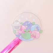 Rainy Days Frog Sticker