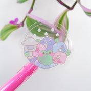 Rainy Days Frog Sticker
