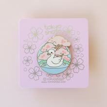 Load image into Gallery viewer, Sakura Swan Pin
