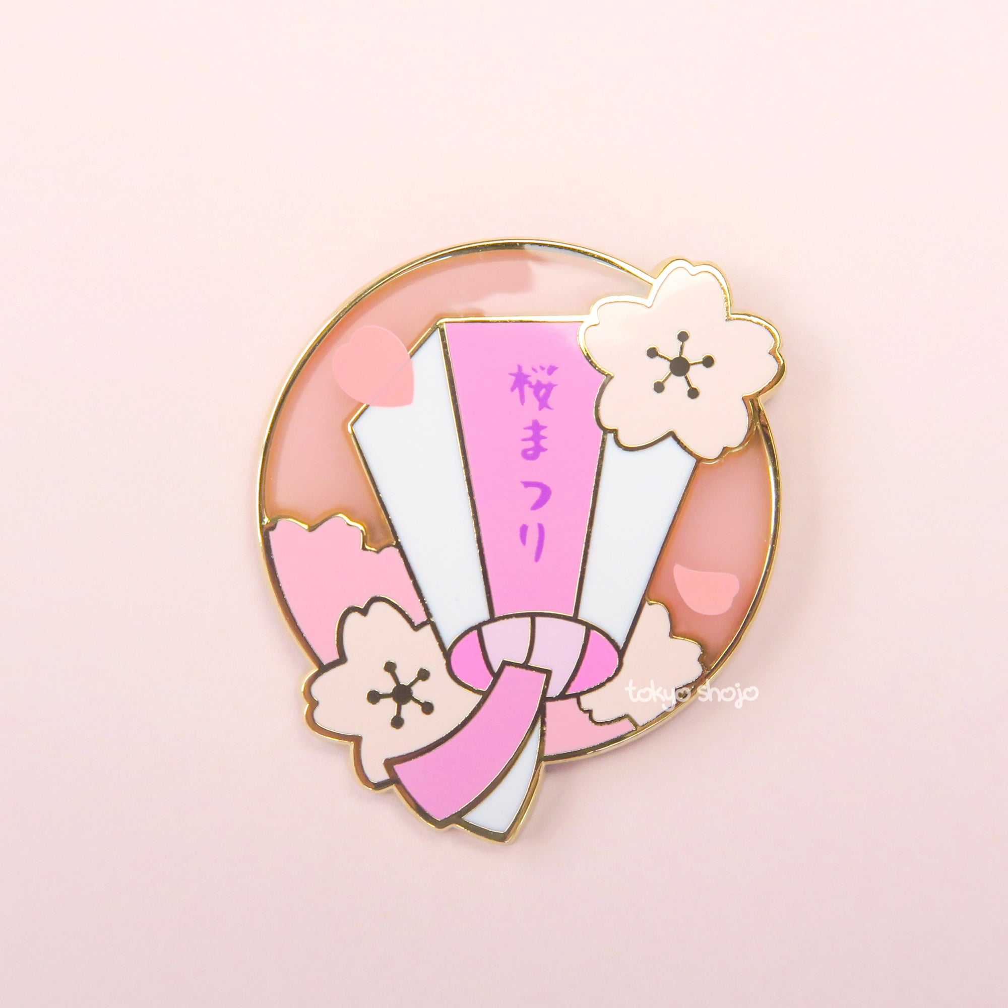 Set of 8 Sakura Matsuri Pins