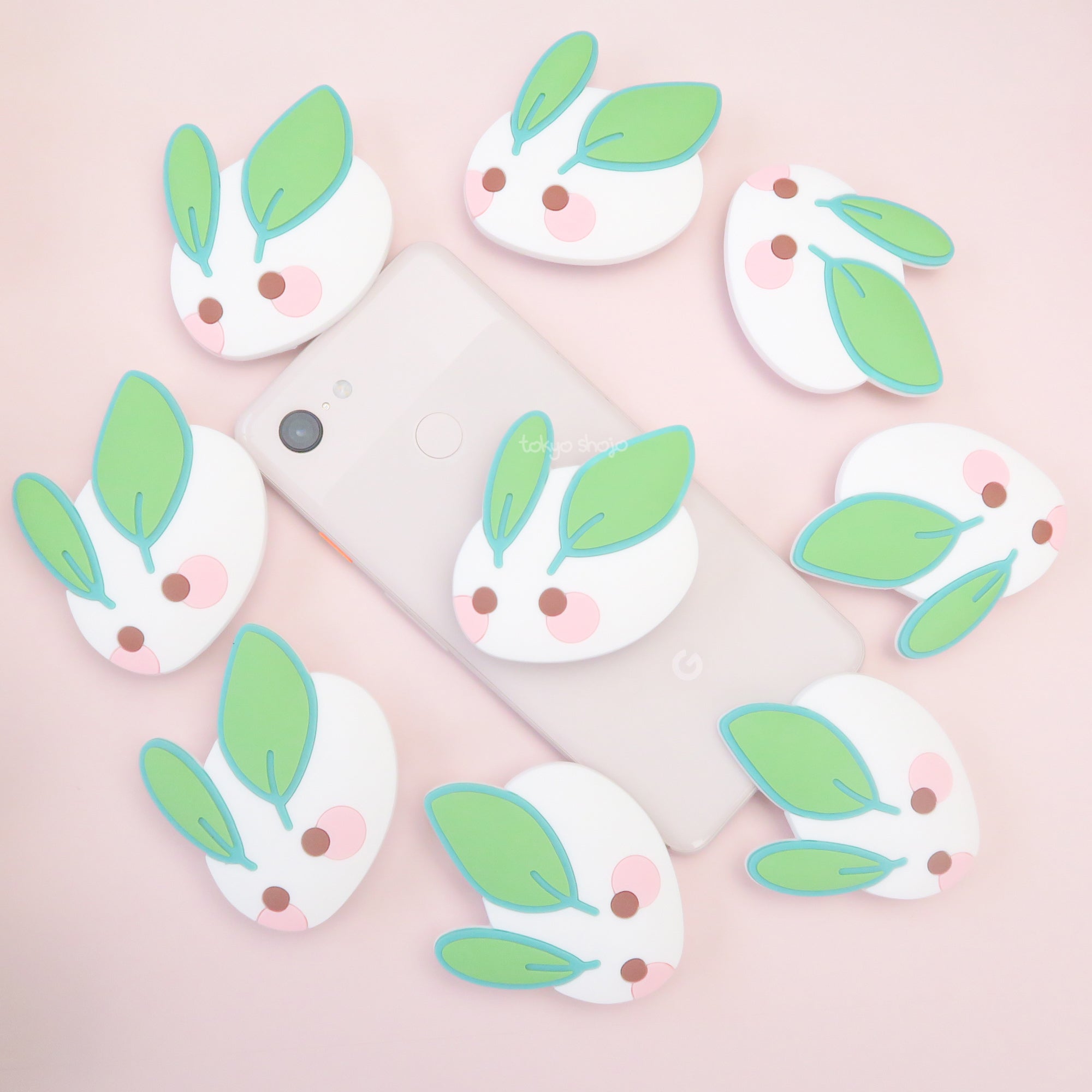 Snow Bunny Phone Grip
