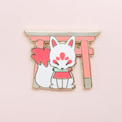 Shrine Kitsune Pin