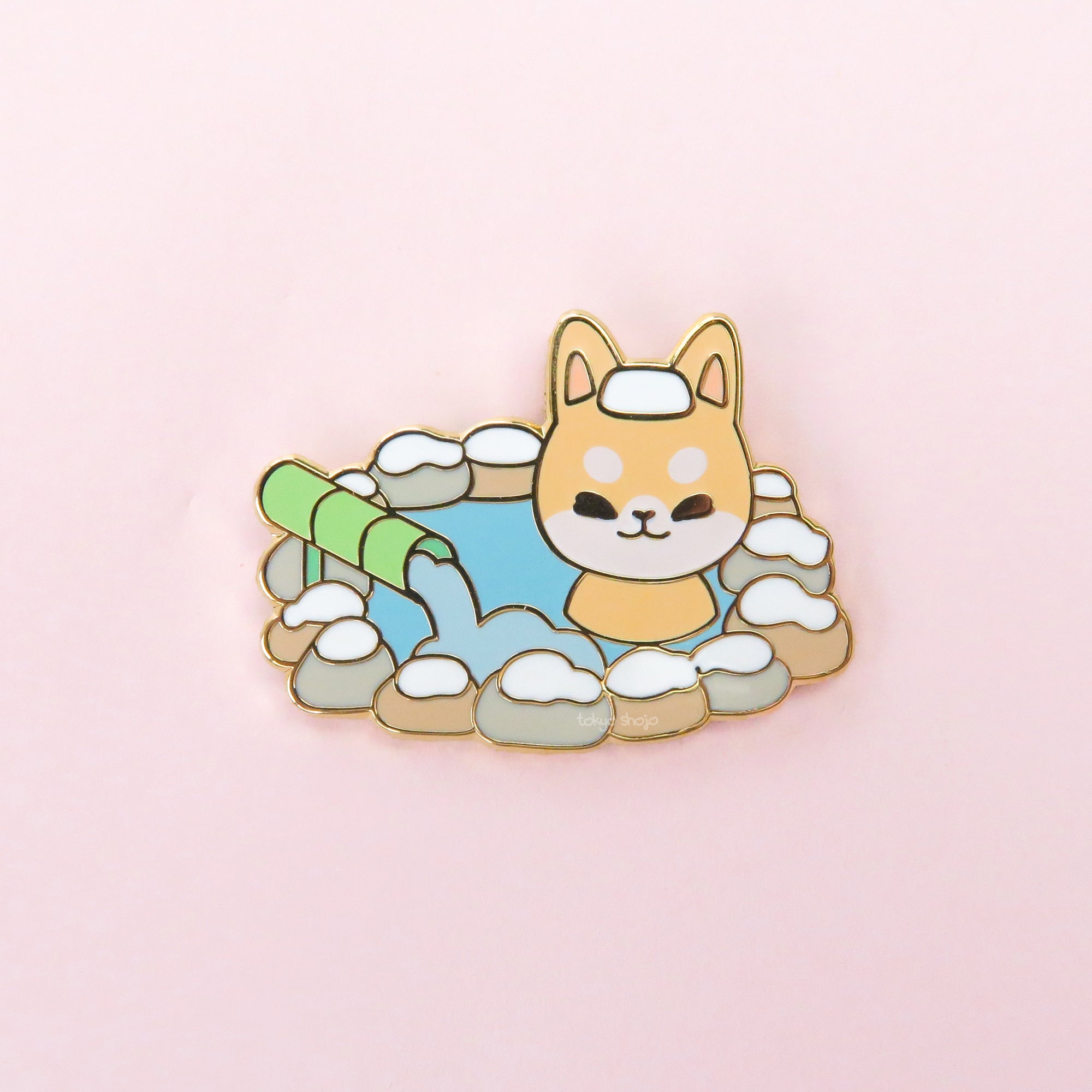 Onsen Shiba Pin