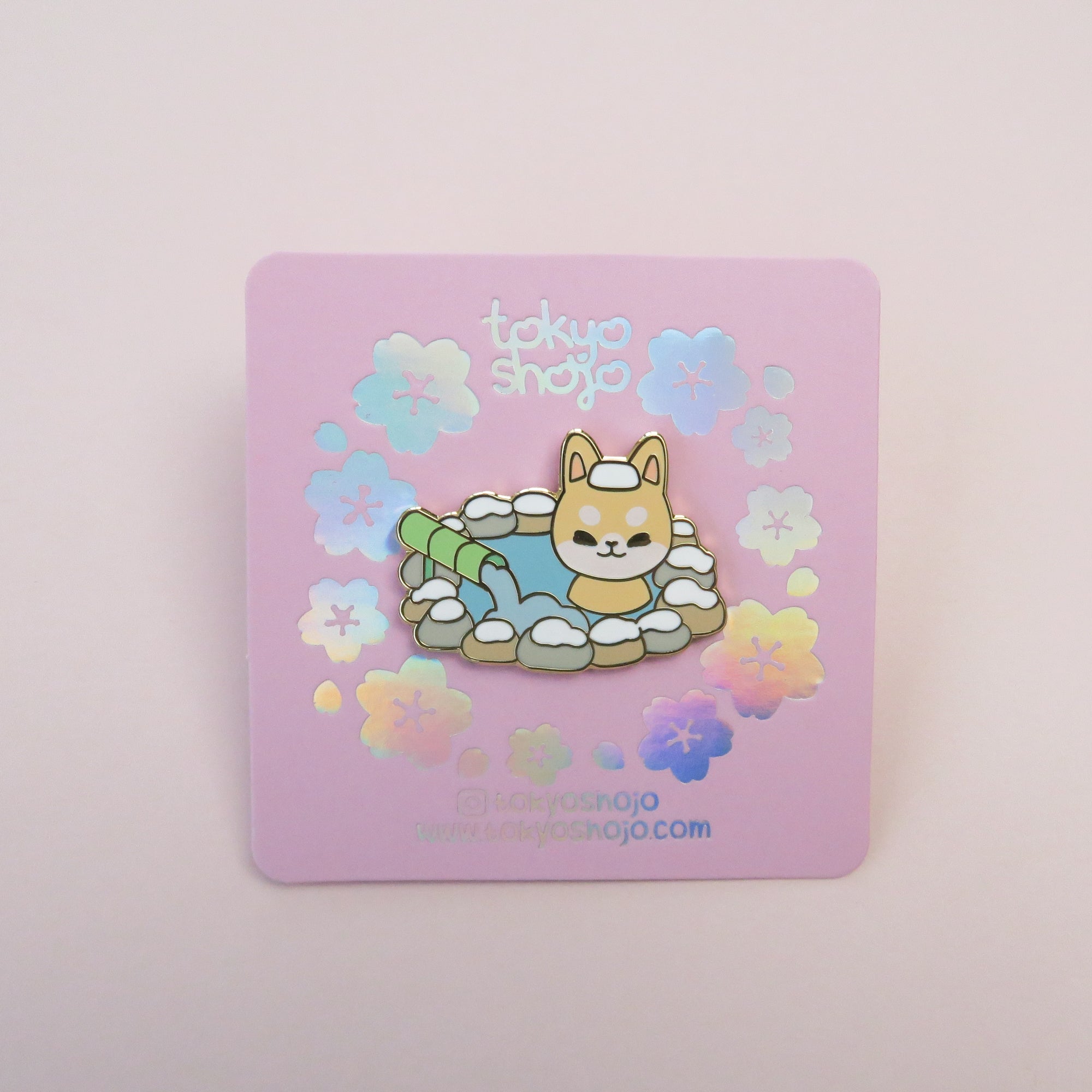 Onsen Shiba Pin