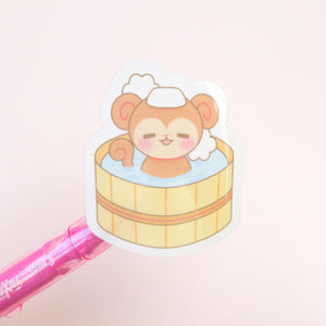 Onsen Monkey Sticker