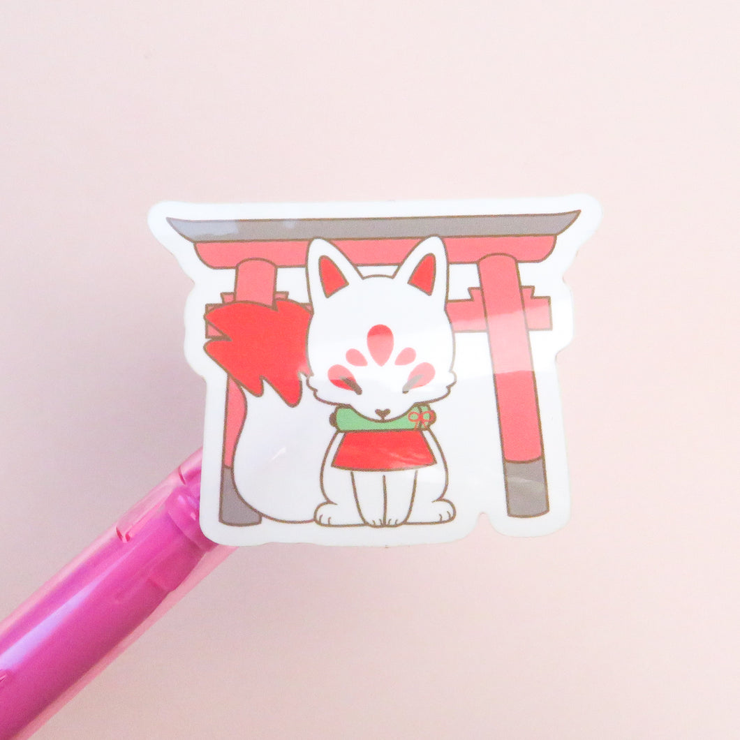 Shrine Kitsune Sticker
