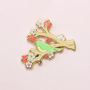 Uguisu Signs of Spring Pin