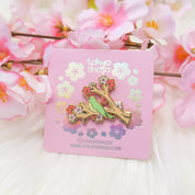 Uguisu Signs of Spring Pin