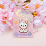 Hanami the Cat Pin