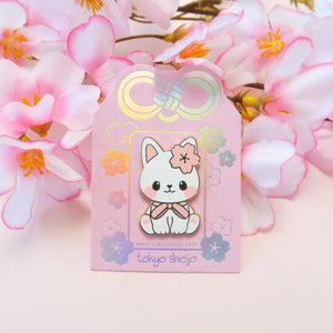 Hanami the Cat Pin