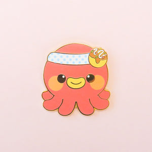 Takoya the Octopus Pin