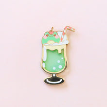 Load image into Gallery viewer, Frog Melon Soda Pin
