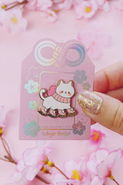 Skate Cat Pin