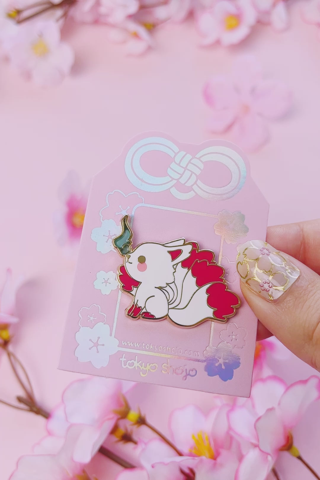 Kyubi no Kitsune - Nine Tailed Fox Pin