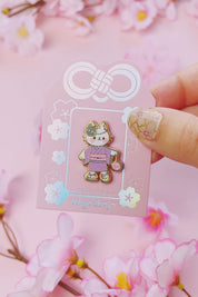 Yukata Cat Pin
