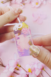 Knotted Omamori Acrylic Charm