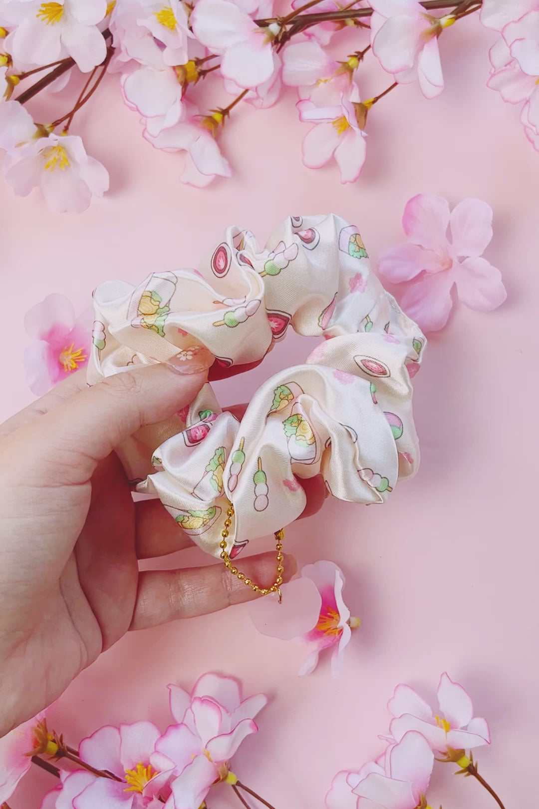 Spring Snacks Scrunchie