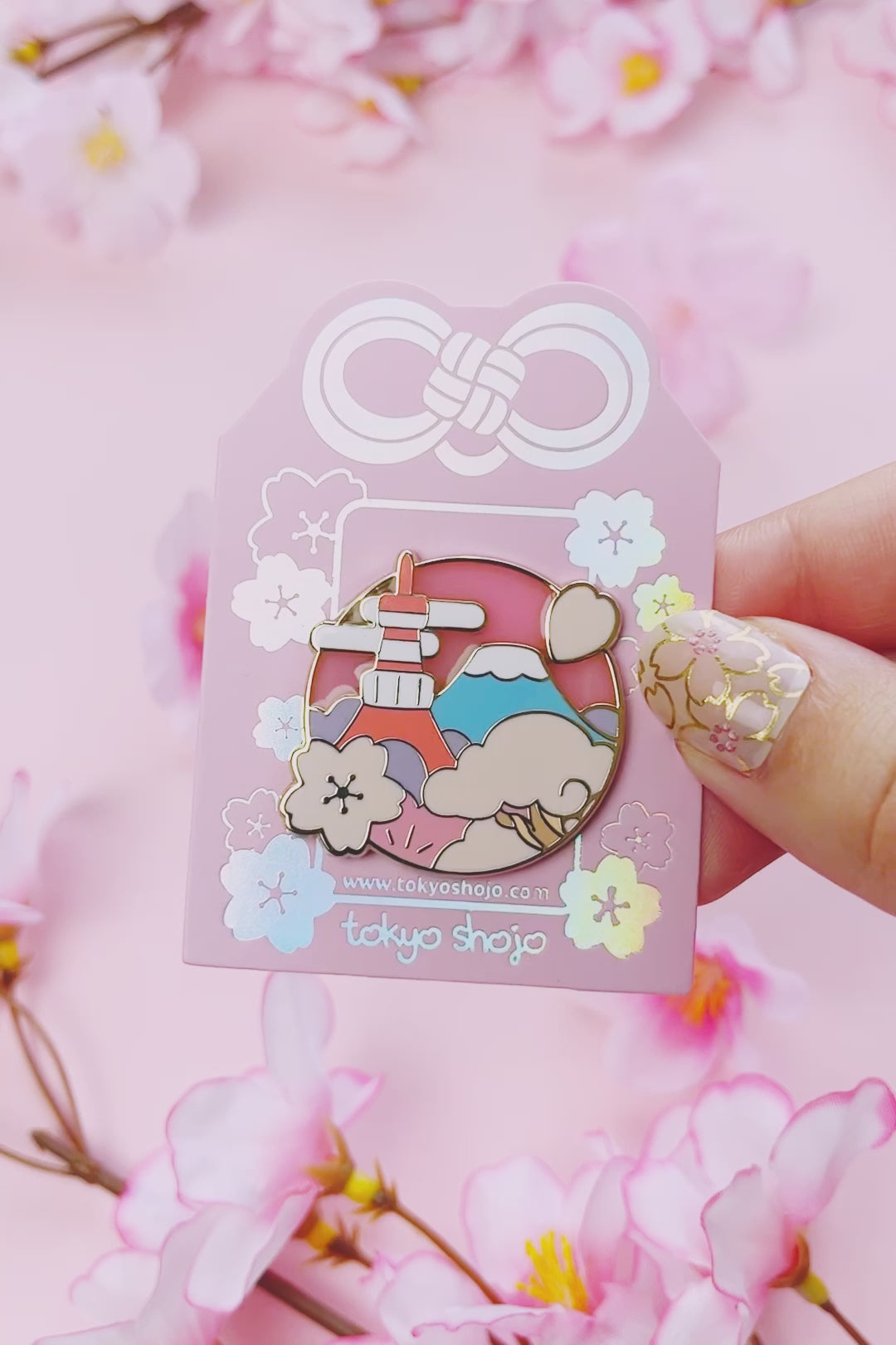 Tokyo in Bloom Pin