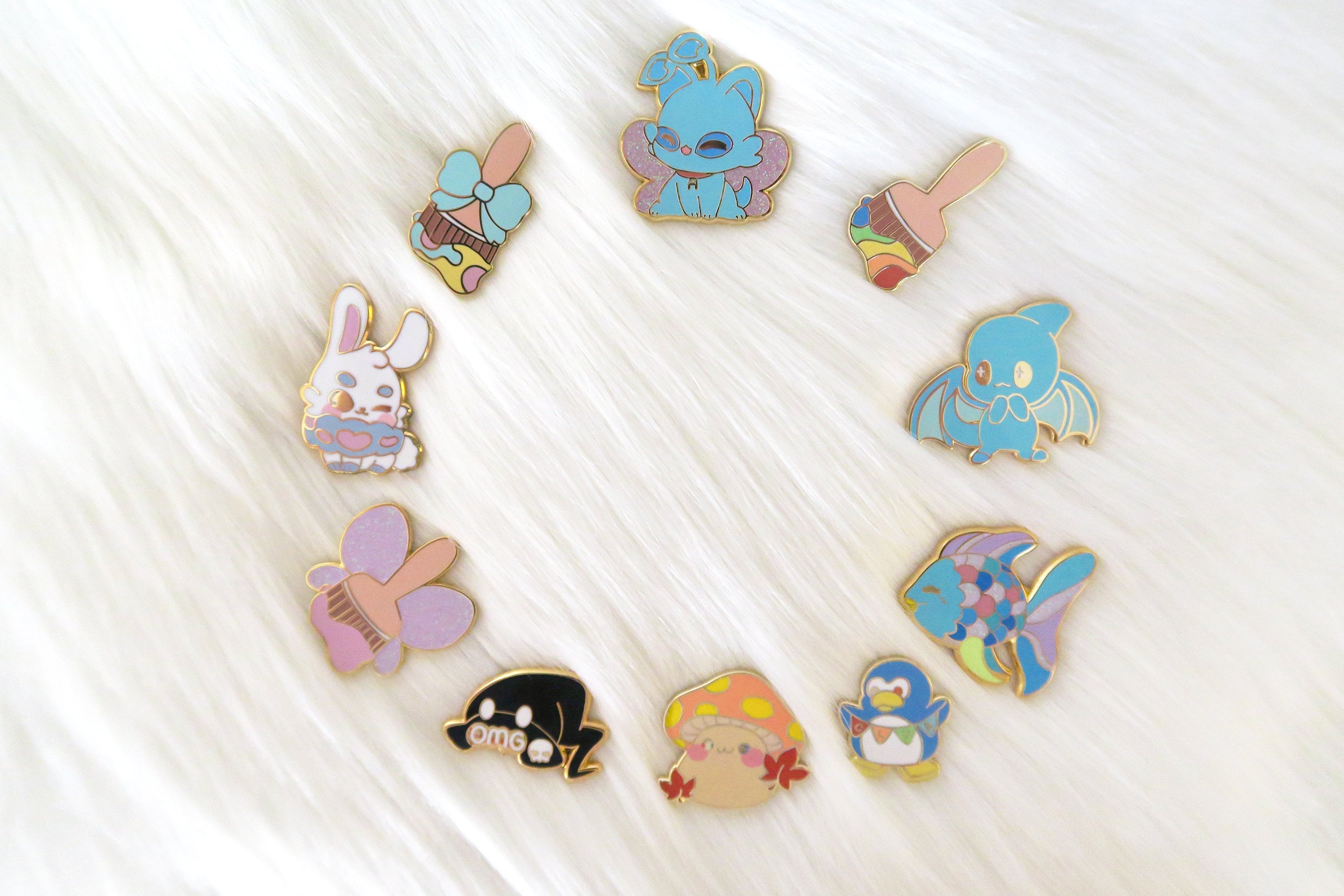 Faerie Paint Brush Pin