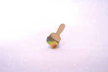 Load image into Gallery viewer, Rainbow Paint Brush Pin
