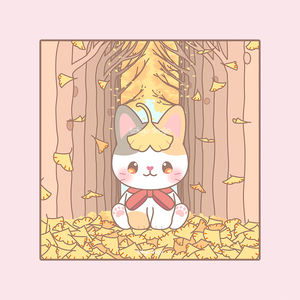 Koyo the Cat 5"x5" Art Print